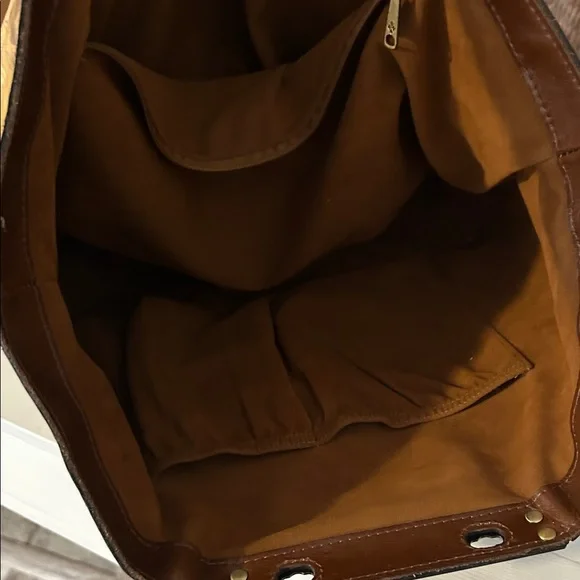 Patricia Nash Brown and Tan Women's Tote Bag - Picture 9 of 16